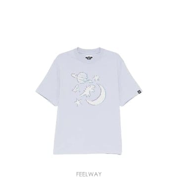 | Other Brand | 26 FW SPORT b. by agnes b.  Pixel Galaxy graphic print T shi26 FW SPORT b. by agnes b.  Pixel Galaxy graphic print