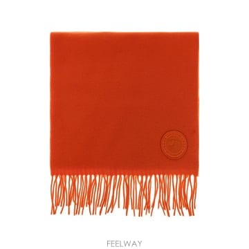 26 FW 캐나다구스 logo patch fringed scarf 5204U0 TP459277050