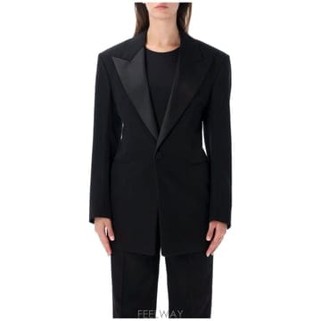 인더샵 SAINT LAURENT 생로랑 블랙 테일러드 자켓