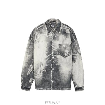 26 FW 캠퍼 디스트레스드 데님 셔츠 AU00068001 TP455069435