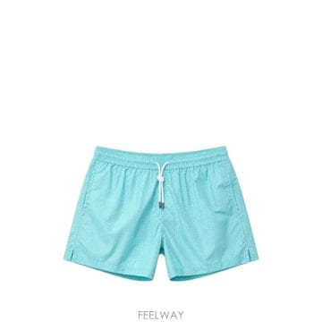 26 FW Fedeli 마데이라 마이크로 패턴 드로스트링 스윔 쇼츠 TU000318 TP454504404