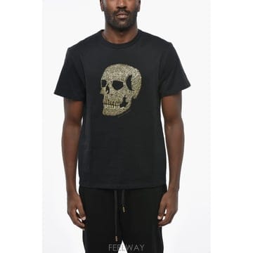 인더샵 Alexander McQUEEN 알렉산더 맥퀸 블랙 반팔 티셔츠
