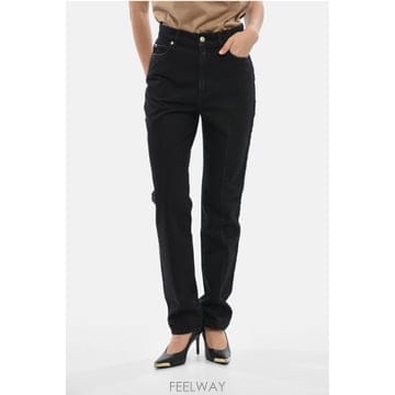인더샵 Alexander McQUEEN 알렉산더 맥퀸 블랙 데님 팬츠