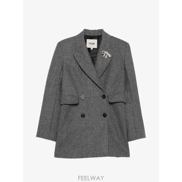 Maje 26 FW ���� ũ������ ��� ���� �극��Ƽ�� ��Ʈ MFPOU01564 TP45747655026 FW ���� ũ������ ��� ���� �극��Ƽ�� ��Ʈ MFPOU015
