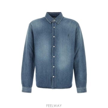 인더샵 SAINT LAURENT 생로랑 블루 셔츠