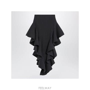 인더샵 ALAIA 알라이아 그레이 스커트