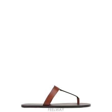 인더샵 SAINT LAURENT 생로랑 브라운 플립 플랍