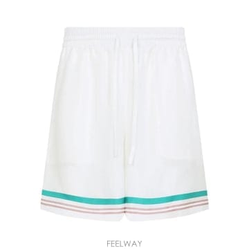 26 FW 카사블랑카 까사 웨이 드로스트링 웨이스트 트랙쇼츠 MPF25TR012 TP457404436