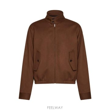 인더샵 BOTTEGA VENETA 보테가 베네타 브라운 봄버 자켓