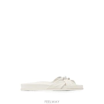 26 FW 지미추 라피 플랫 샌들 RAFIFLATGVR TP454875045