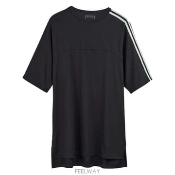 당일배송 요지야마모토 X Y 3 스트라이프 코튼 티셔츠