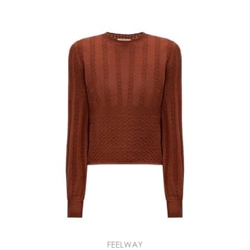 | Other Brand | 26 FW TWINSET crew neck punched knit jumper 262TP3124 TP459226 FW TWINSET crew neck punched knit jumper 262TP3124 