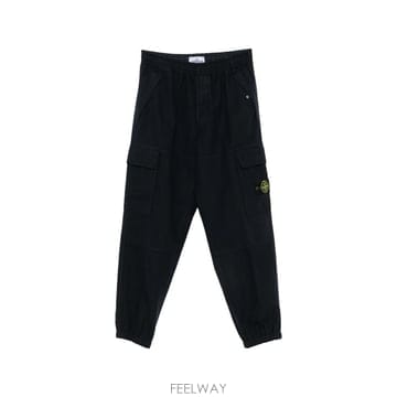 당일배송 스톤아일랜드 로고 패치 카고 팬츠