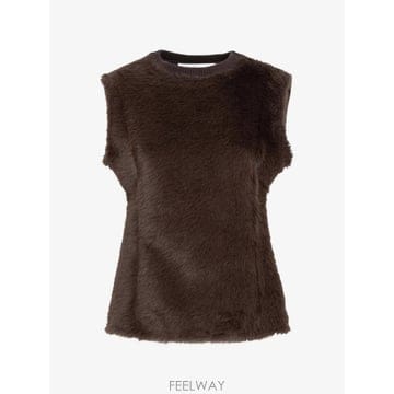 | Other Brand | 26 FW Tela faux fur panelled knitted vest A8001401T168 TP45926 FW Tela faux fur panelled knitted vest A8001401T168
