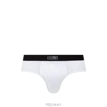 메종 마르지엘라 뉴메릭 시그니처 로고 웨이스트밴드 브리프