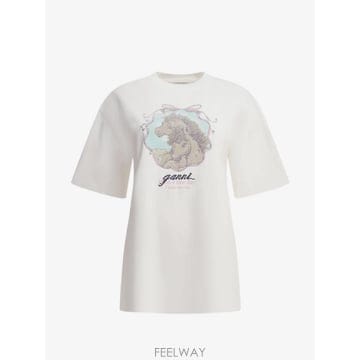GANNI 26 FW ���� T shirt with horses A1050222 TP45893755926 FW ���� T shirt with horses A1050222 TP458937559