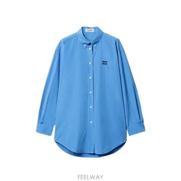 당일배송 미우미우 포플린 셔츠