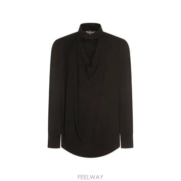 당일배송 비비안웨스트우드 카울 넥 블라우스