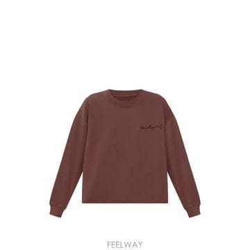 당일배송 메종마르지엘라 로고 프린트 디스트레스드 에지 스웨트셔츠