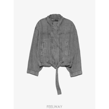 | Other Brand | 26 FW BIMBA Y LOLA  washed light gray fluid denim jacket 26226 FW BIMBA Y LOLA  washed light gray fluid denim jack