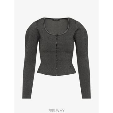 당일배송 쟈크뮈스 세라 버튼 업 스쿱 넥 가디건