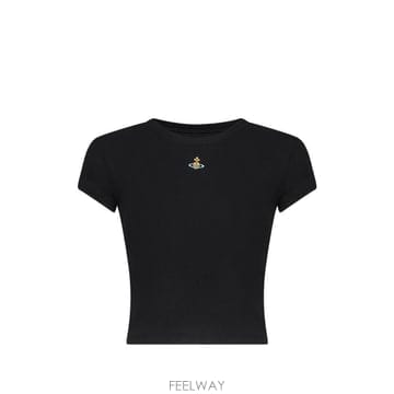 당일배송 비비안웨스트우드 베이비 페루 구체 자수 골지 티셔츠