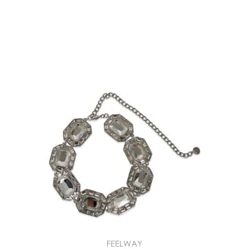 26 FW 셀프포트레이트 크리스털 장식 네크리스 PF26624N TP454872530