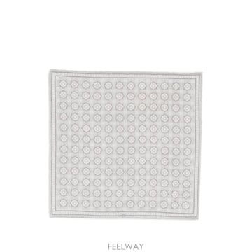일레븐티 기하학 프린트 포켓 스퀘어