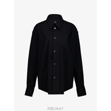 아미 포켓 자수 셔츠