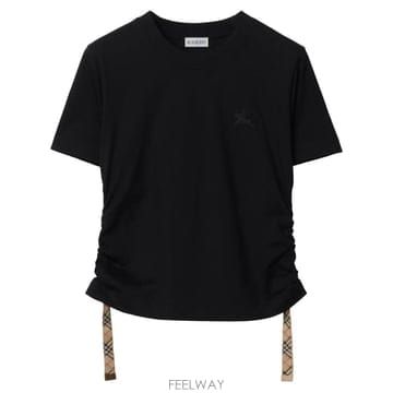 당일배송 버버리 주름 코튼 티셔츠