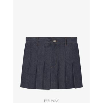 당일배송 아페쎄 플리츠 미니 스커트