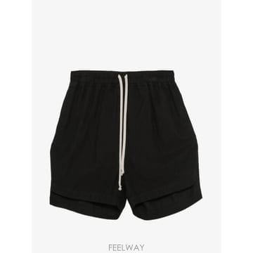 당일배송 릭오웬스 드로스트링 레이어드 헴 쇼츠