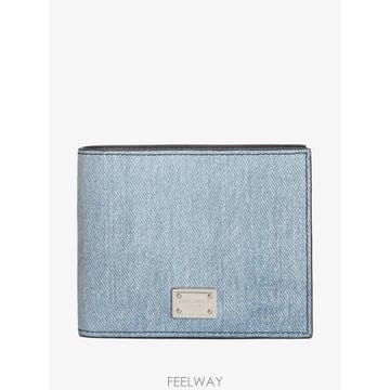 당일배송 돌체앤가바나 데님 누벅 지갑