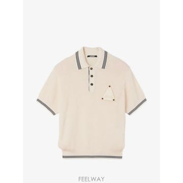 당일배송 쟈크뮈스 볼리에 메시 니트 폴로 셔츠