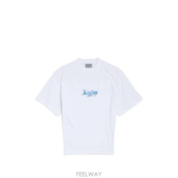 당일배송 발렌시아가 로고 프린트 티셔츠