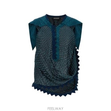 26 FW 키코 코스타디노브 웨더베인 패치워크 탑 KKWSS26SH01 TP454389383
