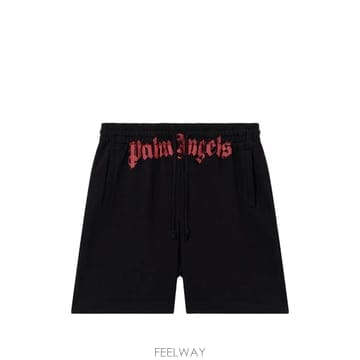 26 FW 팜앤젤스 웨이스트 로고 스웨트쇼츠 PMCI019S26FLE0011025 TP457664202