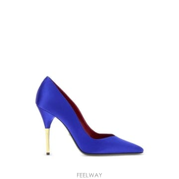 당일배송 발렌티노 가라바니 satin pointed toe heeled pumps