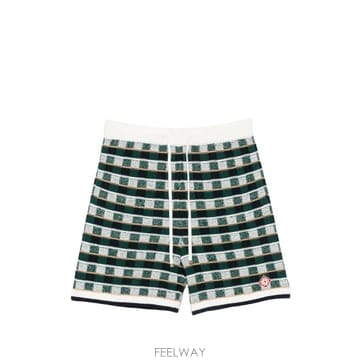 26 FW 카사블랑카 그린 크로셰 모자이크 쇼츠 MPF26KW142601 TP459271443