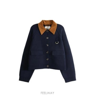 당일배송 바버 앨버스톤 니트 가디건