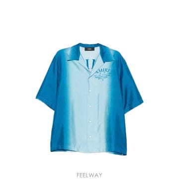 당일배송 아미리 버튼 로고 프린트 셔츠