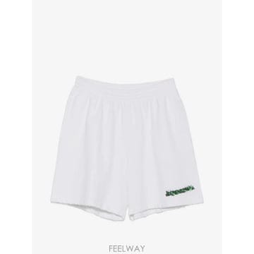 발렌시아가 로고 프린트 포켓 쇼츠