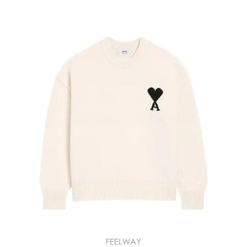 26 FW 아미 아미 드 쾨흐 크루 넥 울 스웨터 H26UKS838018 TP454982025
