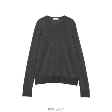 당일배송 더로우 온드레 V넥 긴소매 스웨터