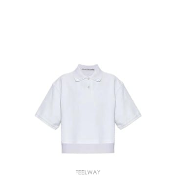 당일배송 알렉산더왕 하이 로우 오버사이즈 폴로 탑