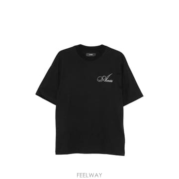 당일배송 아미리 크리스털 장식 로고 티셔츠