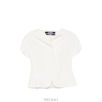 당일배송 쟈크뮈스  오발로 반소매 재킷
