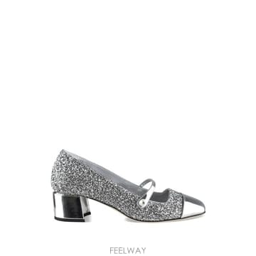 26 FW 지미추 시퀸 펄 스트랩 펌프스 ELISA45JBZGLITTER TP454479545