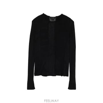 26 FW  시스루 패널 니트 긴소매 탑 2F6RTP006K06001 TP459090144