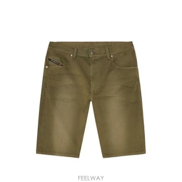 당일배송 디젤 컬러 데님 슬림 쇼츠